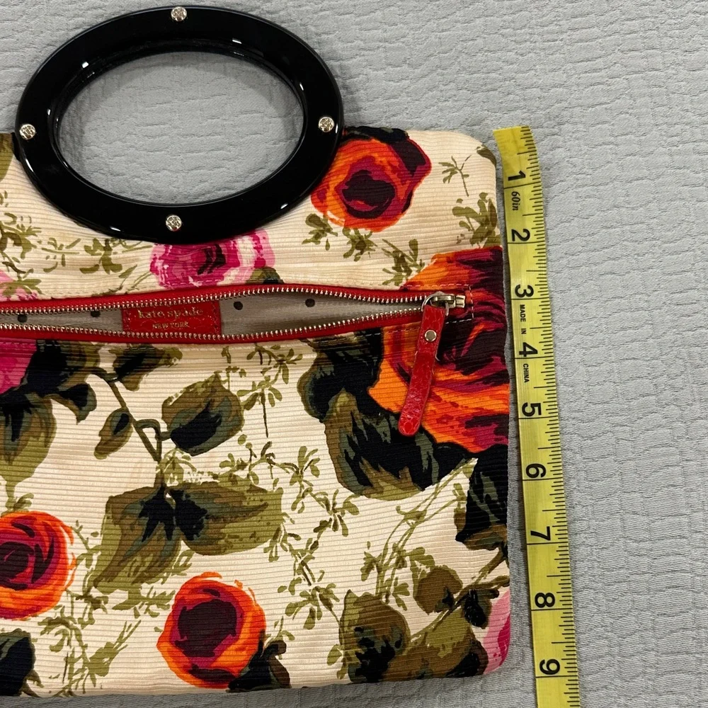 Kate Spade Vintage Floral Tote with Black Handle - Picture 5 of 10